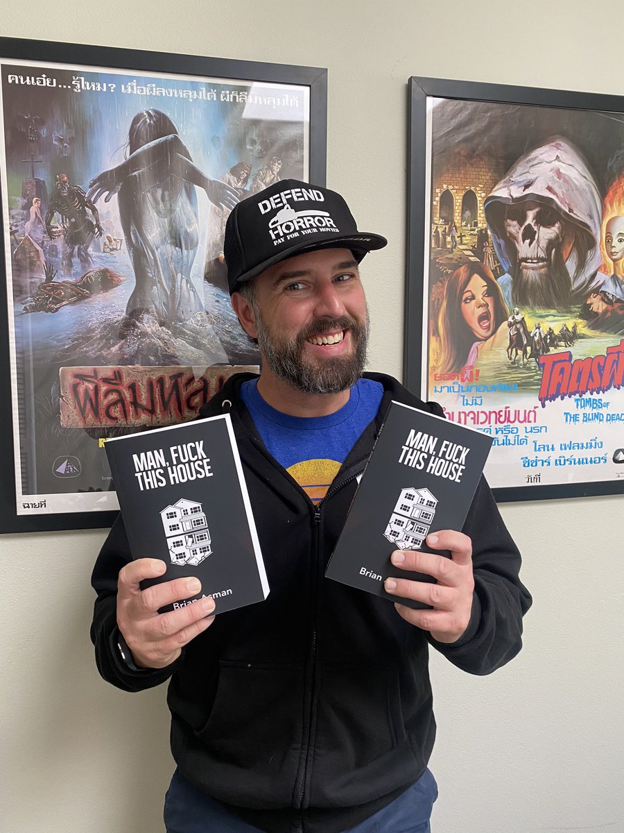 thebrianasman's tweet image. Want to win a copy of my new weird haunted house novella MAN, FUCK THIS HOUSE? 

Just Like, Follow and RT between now and Sunday night! One lucky RTer will also win a $25 Amazon gift card! #promotehorror #WritingCommunity 

Man, Fuck This House amazon.com/dp/B09HQKGZJY/…