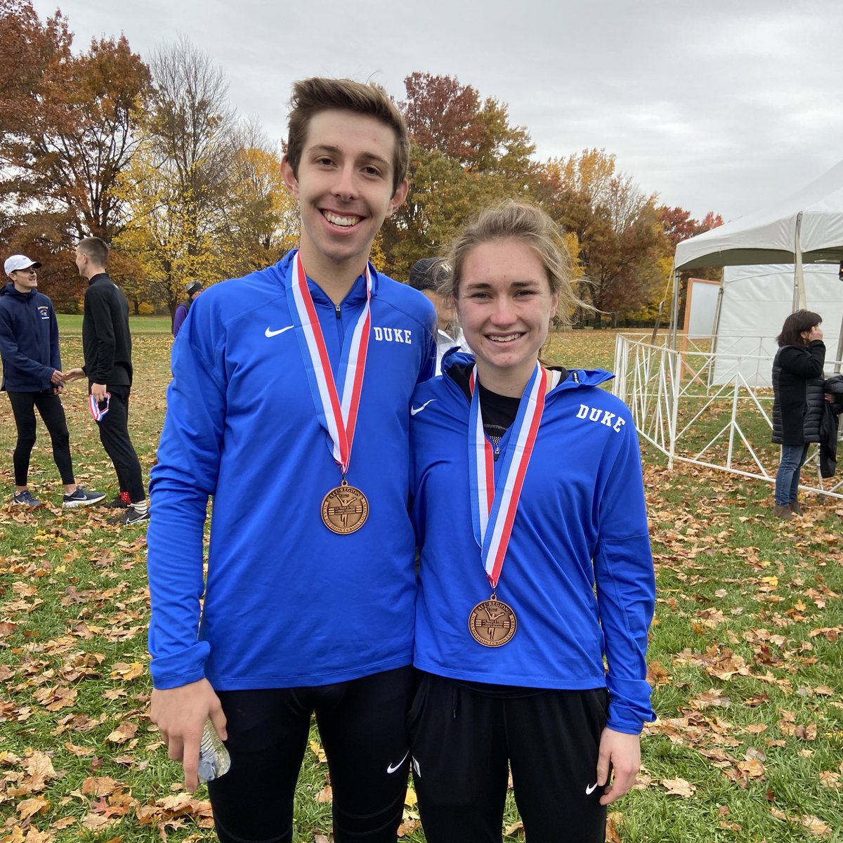 All-Region honors on 🔒 for Josh and Michaela 👏 

🗞 | goduke.us/3nadL0T

#GoDuke