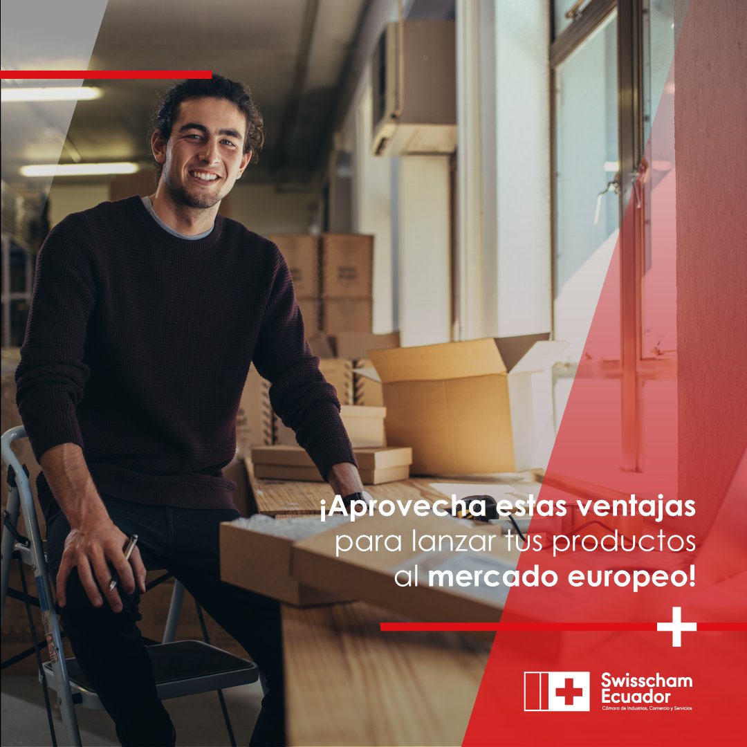 swisschamec's tweet photo. #Ecuador 🇪🇨 cuenta con varias ventajas al ser parte de tratados comerciales con el mercado europeo, entre ellos: 
- 1. 0 % de arancel para la mayoría de la oferta exportable de Ecuador
- 2. 98 % de la oferta exportable agrícola con acceso inmediato https://t.co/WQp3GfHq4S
