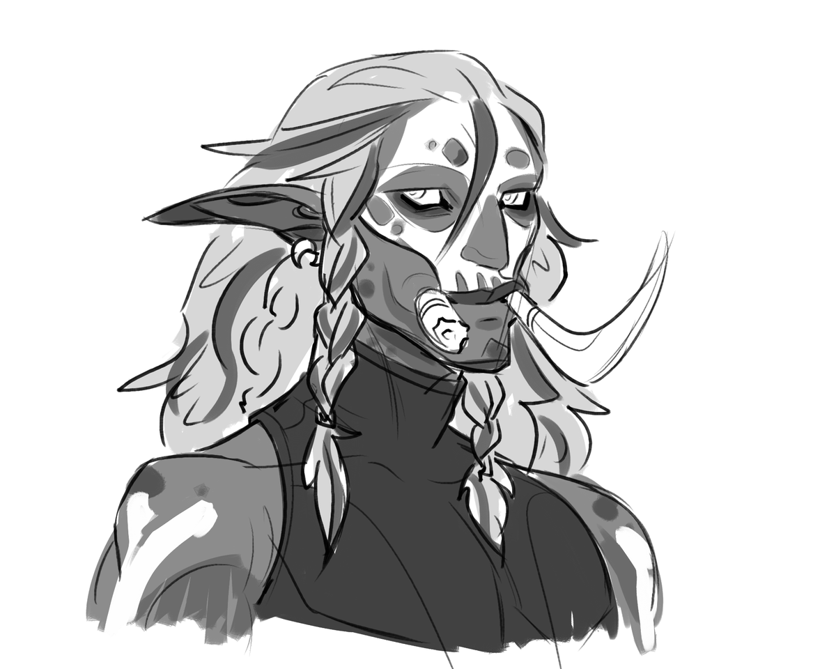 Greeboba's tweet photo. Bonus for #characterdesign  , My bwonsamdi worshipper, Ir'san.

#art #worldofwarcraft #wow #wowart #visualart #originalcharacter #bwonsamdi https://t.co/wTjQrfeP6V