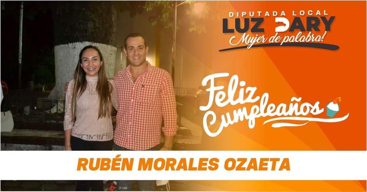 LuzDaryQuevedoM's tweet photo. ¡Feliz cumpleaños amigo! @RubnMorales_ https://t.co/UDBSJs4x1X