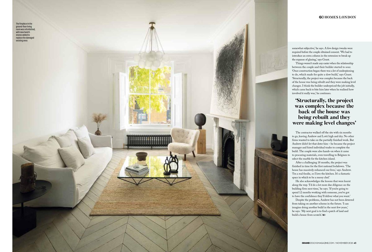 deDraftLondon's tweet photo. Take a peep at this great AC Residence spread in Grand Designs Mag. Nov issue. Thx to #rebeccafoster for the great feature.
2/2
#londonrefurb #londonextension #dontmoveimprove #ineedanarchitect https://t.co/Zdgu6KbLUH