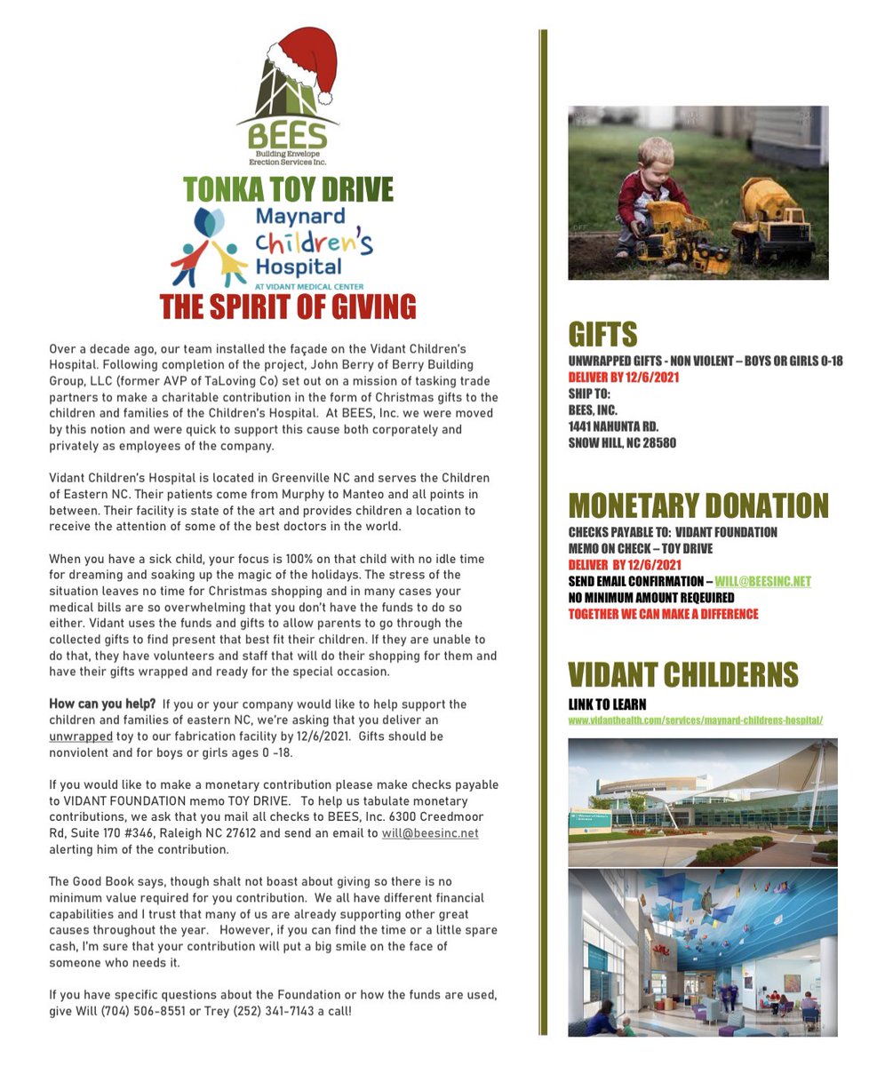 2021’ TONKA TOY DRIVE   TOGETHER WE CAN MAKE A DIFFERENCE!  #teamworkmakesthedreamwork