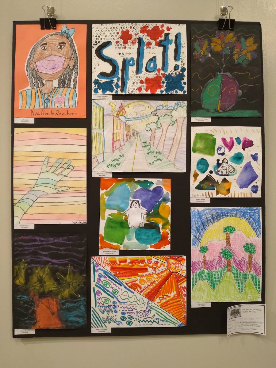 Such amazing artists on display at Art Walk! @PrincipalERD <a href="/DicksonTigers/">E.R. Dickson Tigers</a>