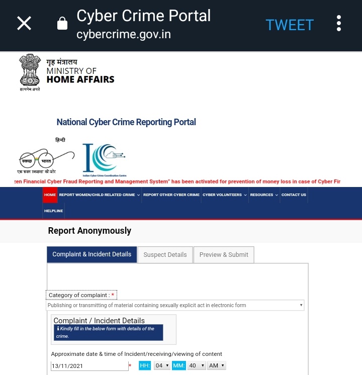 surya_jjs's tweet photo. I have filed Online complaint against this YouTube channel..
I request everyone should file complaint in below link and mention YouTube video link
https://t.co/uN8H7tSfLo
Summa peasikitu irukirathula oru use um illa..
#PlipPlip
#ArrestPlipPlipBastards
#RaiseAboveHate https://t.co/pfnrqcSrhP