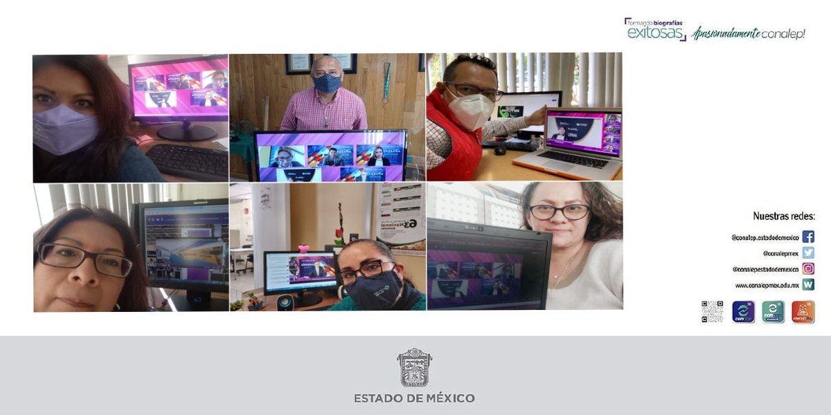 ConalepTlalne1's tweet photo. Participamos en la clausura de la #ExpoTalento2021, foro de innovación en la cual durante 5 días se llevaron acabo conferencias, ponencias, concursos y talleres, posicionando al @Conalep_Edomex como vanguardia en la innovación estudiantil #DespegandoIdeas
#ApasionadamenteCONALEP https://t.co/fb4CxLuhgD