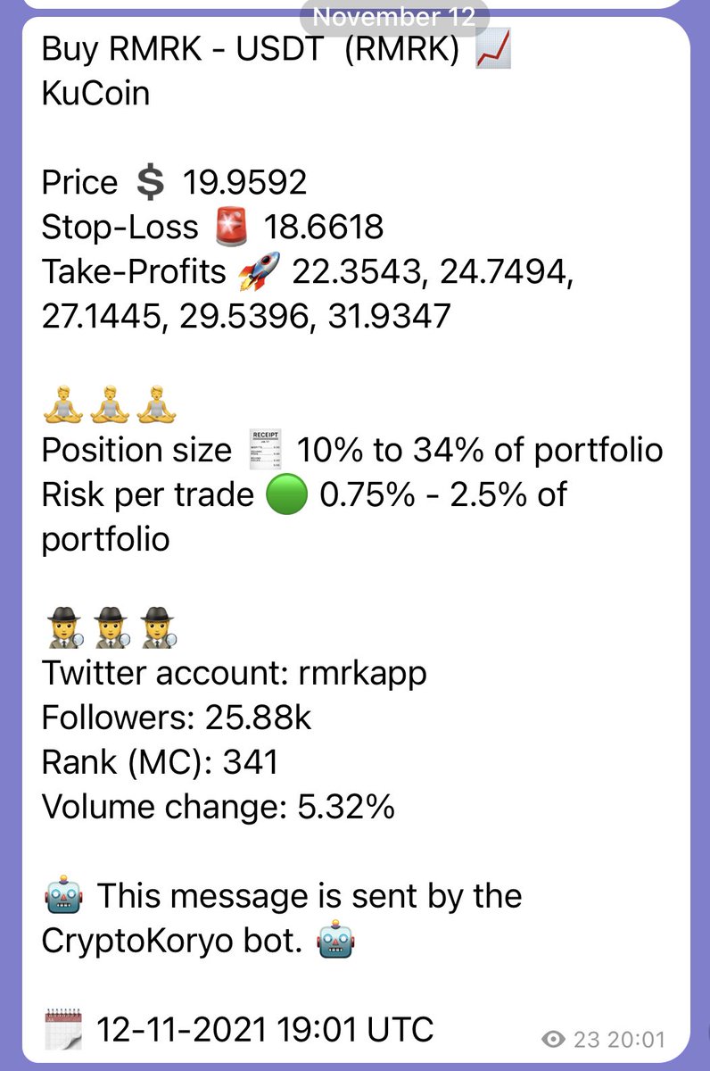 CryptoKoryo's tweet photo. $RMRK
25% in 1H!
Can it be any better than that? 🦾🤖🦾
Signal sent and then breakout
#RMKR #BTC https://t.co/CBhp2fb4Db