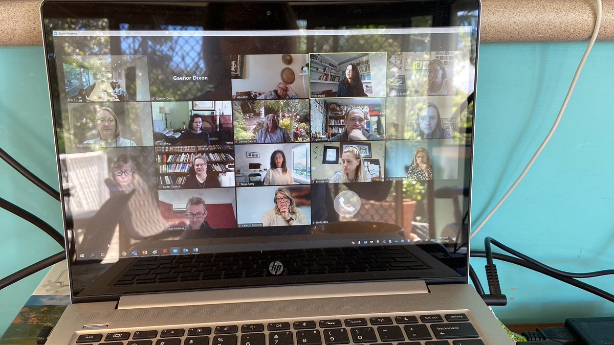 Rooandjoey's tweet photo. @SpeechPathAus ethics board virtual training weekend. Great discussion so far. Next year in Melbourne??? https://t.co/2pIwzxuGJt