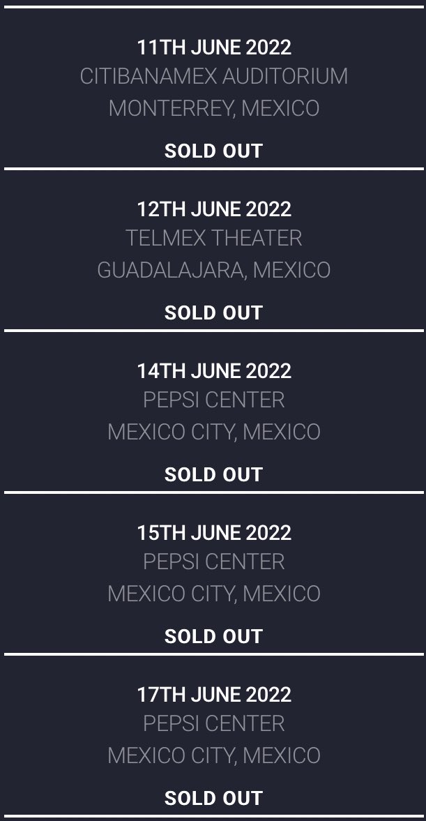 LouisWTNews's tweet photo. #Update | All 5 #LTWorldTour dates in Mexico are now sold out!

https://t.co/XSHQGZuJPc https://t.co/AyyX9HBUzs