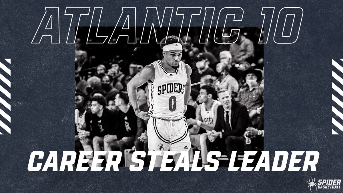 SpiderMBB's tweet photo. Jacob Gilyard collects his 366th career steal, breaking a tie with Temple's Pepe Sanchez for the most in Atlantic 10 history and the fourth-most in Division I history! #OneRichmond https://t.co/rzj15OyhfX
