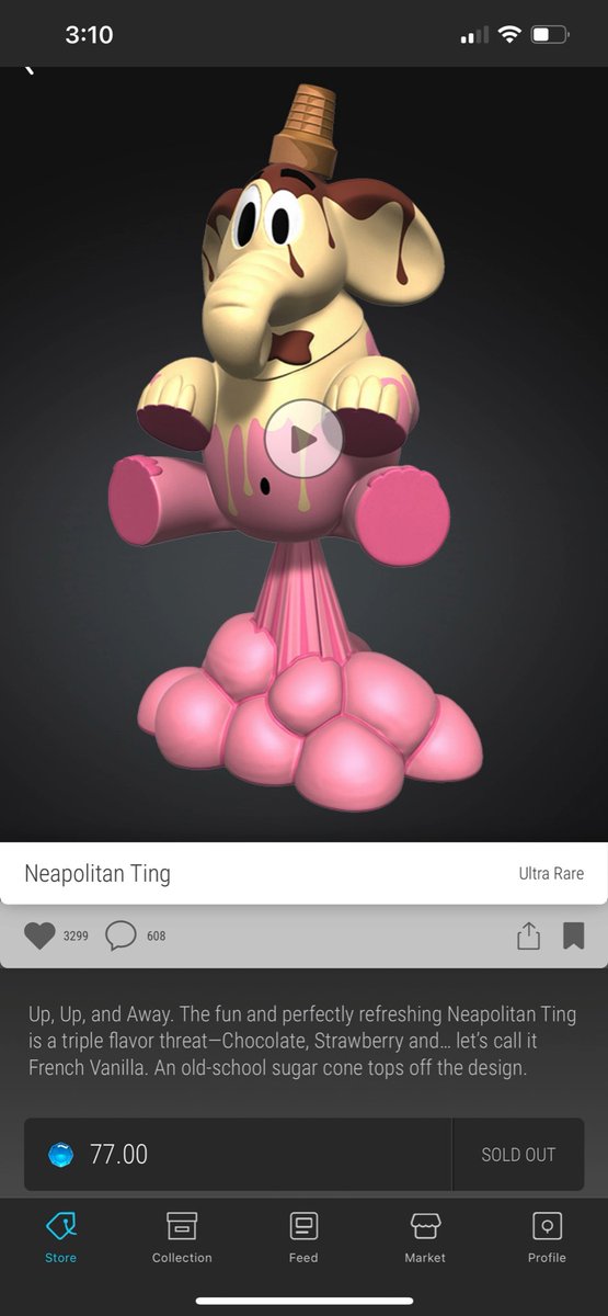 uh_mazN's tweet photo. NOOOOOOOO!!!! ::cries:: sold out?!?! Whyyy wonโt you let me buy, @veve_official โฆ #neapolitanTing I have been a huge fan of @SketOne since 2006โฆ #sketbots collectibles @Daniel00077 @DavidYuNZ my heart is ๐ https://t.co/mpiEs75bgR