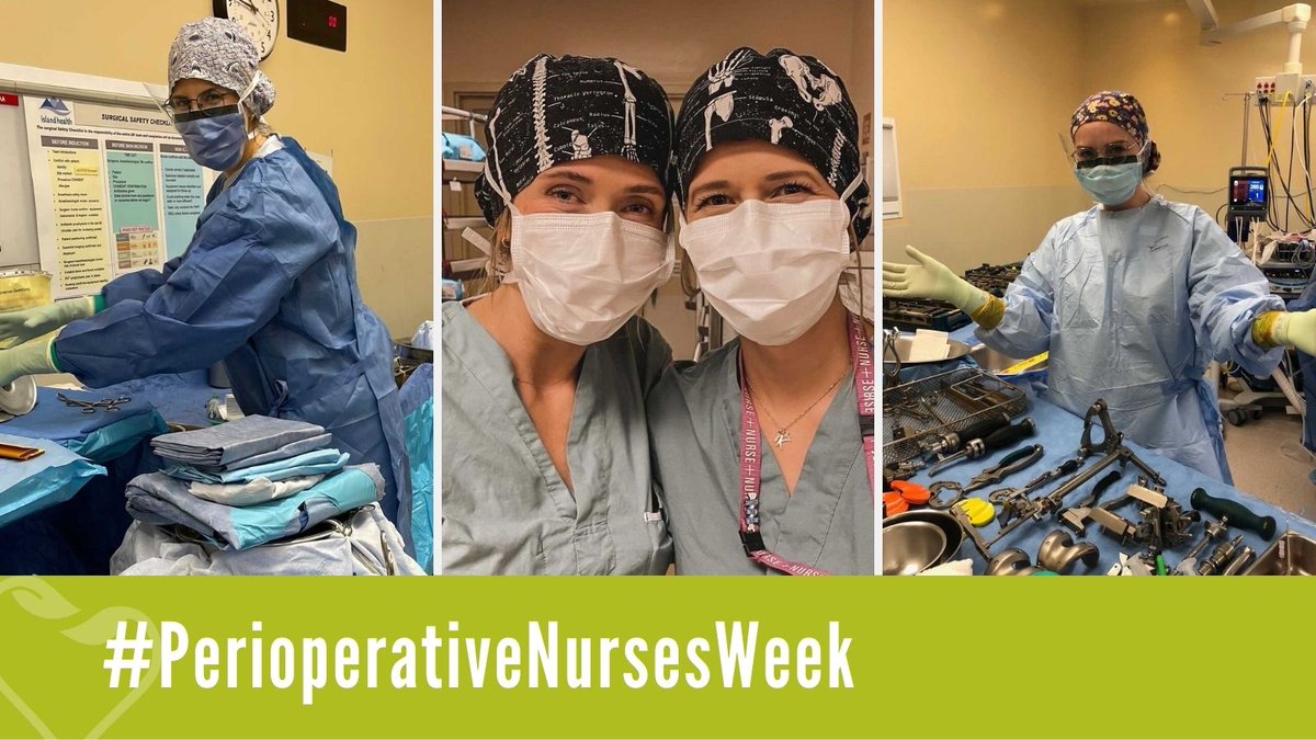 We're thrilled to recognize and celebrate our amazing @VanIslandHealth operating room nurses for #PerioperativeNursesWeek! Thank you for the incredible work you do—today, and every day. 💚

📸: Photo credits to local RN, Mer and her colleagues.