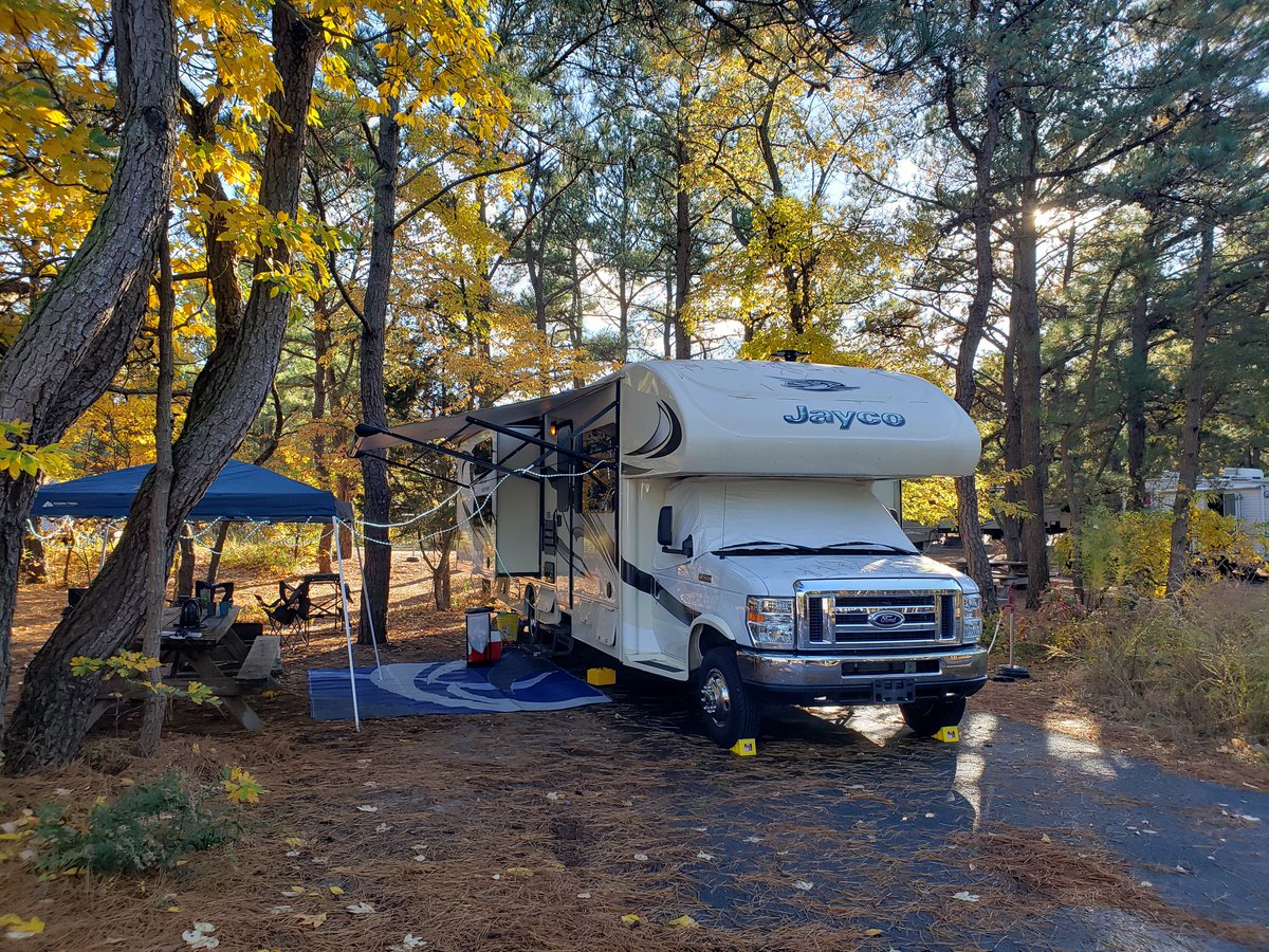 EconExplainsIt's tweet photo. Reserve. Relax. Recharge. Repeat.
*
#RVLife #capehenlopenstatepark #destateparks #fallcamping #jayco https://t.co/NqS8enQ8TZ