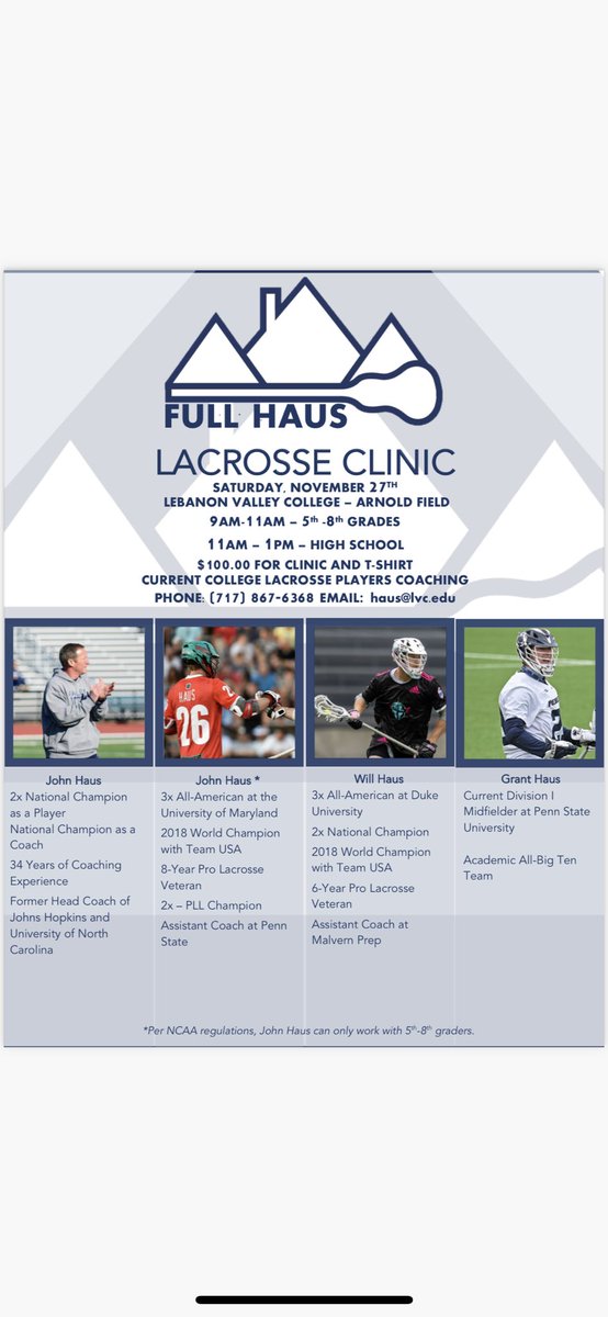 An unbelievable opportunity to learn from the Haus family, John Haus, Will Haus, <a href="/johnhaus26/">John Haus</a> , and <a href="/ghaus02/">Grant Haus</a>