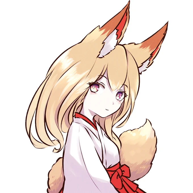 #フリーアイコン #巫女
Please feel free to use it as a free icon.🦊🖋 