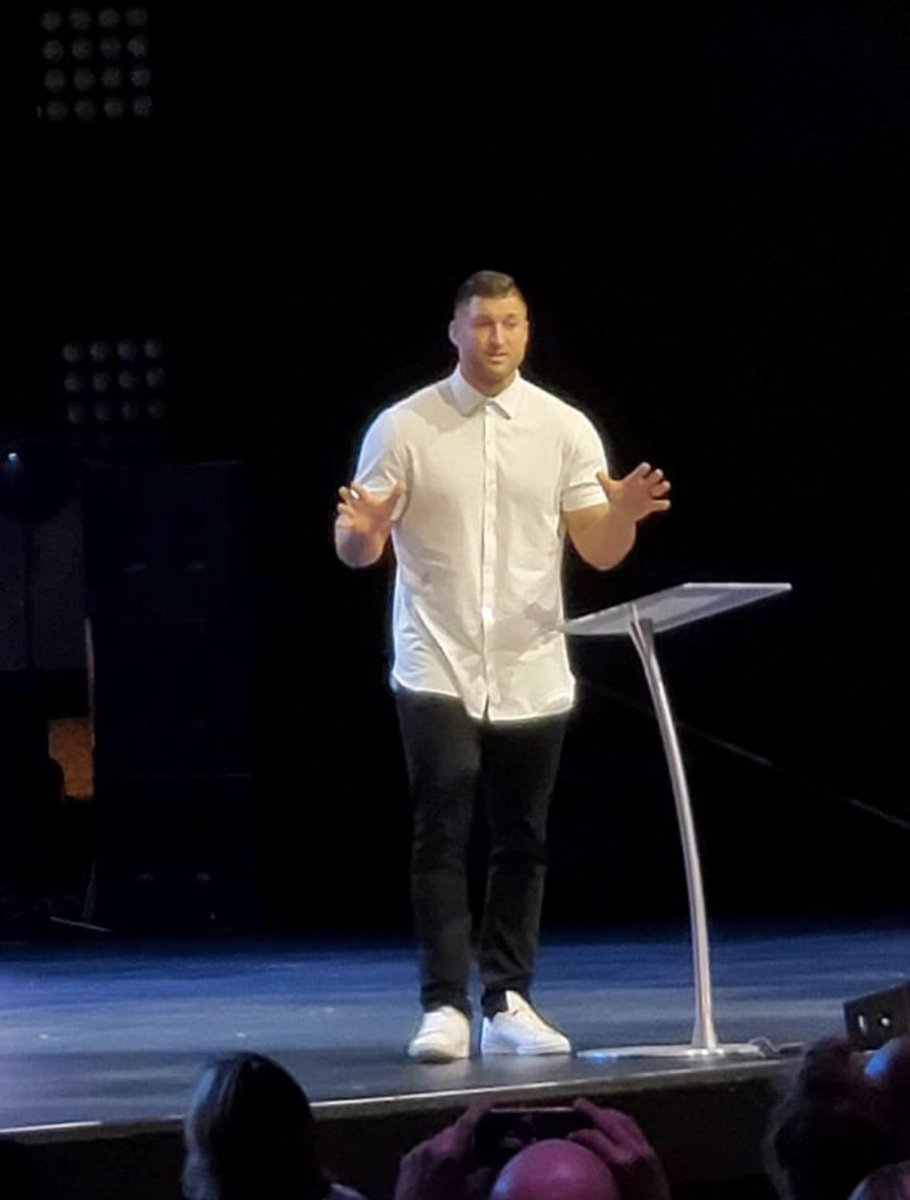 RayMarsh11's tweet photo. I try to get to the #TruthAtWork conference every year. Great to hear from @TimTebow this year since I use a lot of truth in his books and videos to disciple football players https://t.co/aRuo7kHTYP
