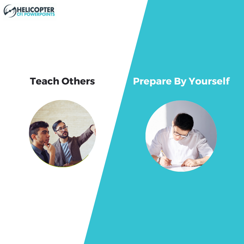 HPowerpoints's tweet image. 🤝 It&apos;s a good idea to team up with one or two others throughout your CFI academy so you can teach each other your lesson ideas.

Do you choose to get ready by yourself or to practice with a partner? ❓

#HelicopterCFIPowerpoints #Helicopter #Pilot #CFIAcademy