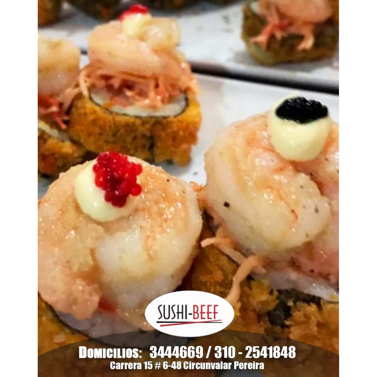 sushi_beef's tweet photo. Cenar #esquisito es tu #decisión con #sushibeef #Pereira. Ordena Ya......!!!
Domicilios: 3444669
Whatsapp: 310-2541848
Cra 15 # 6-48 Circunvalar Pereira
https://t.co/YUMNVwJfc0 https://t.co/kMo7Lih8o7