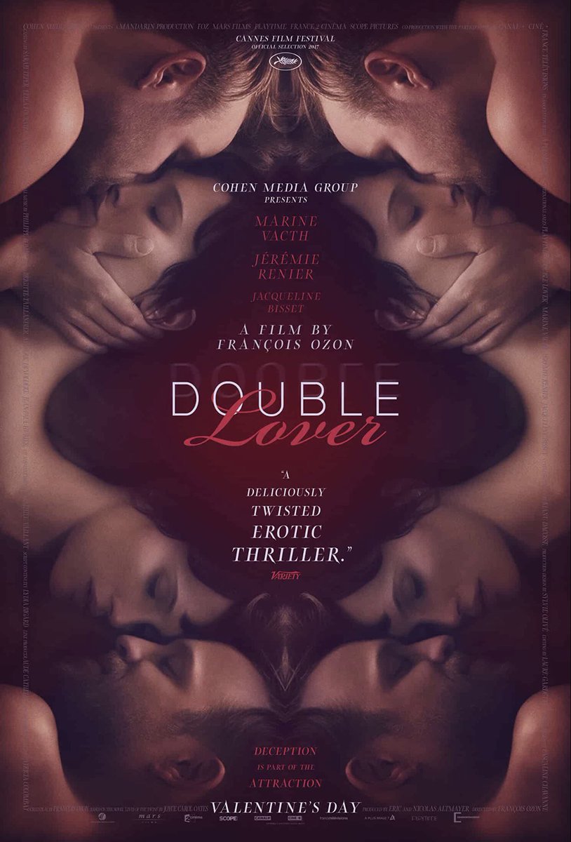 mehmetaliburada's tweet photo. François Ozon filmi gördüm mü gözüm kapalı girerim. Asla yanıltmaz, yarı yolda bırakmaz #FrançoisOzon #doublelover https://t.co/kKfTEFDoXh