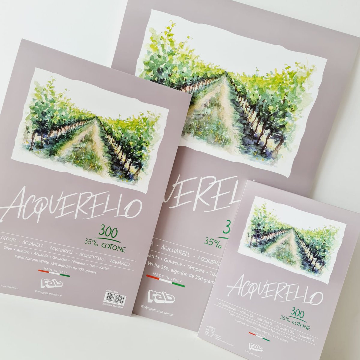 GraficaRab's tweet photo. Llegaron los #acquerello !

Estamos muy felices porque tenemos con nosotros los blocks para #acuarelas ! Vienen en diferente gramajes y con diferentes porcentajes de algodón! Seguimos en IG! https://t.co/4VXJ72cy00 https://t.co/r5wnTObX79