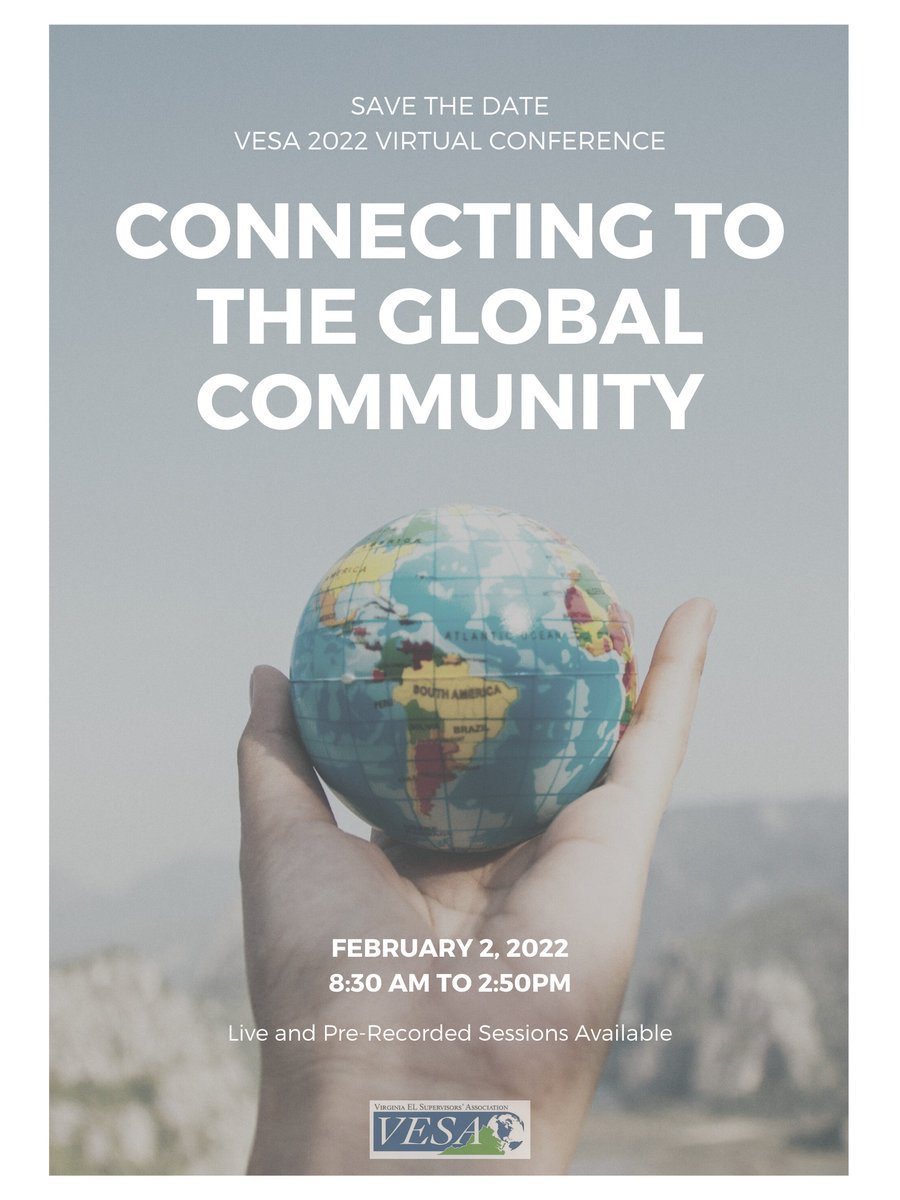 Save the Date- VESA 2022 Conference! #ESL #ELL #MLL #ESOL