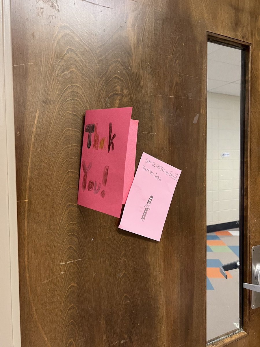 TeachbyTuckman's tweet photo. For #WorldKindessDay we wrote thank you notes for various @GMS_Wildcats staff and then were “Kindness ninjas” as we ran around the school to deliver them! https://t.co/TRZURHHpz0