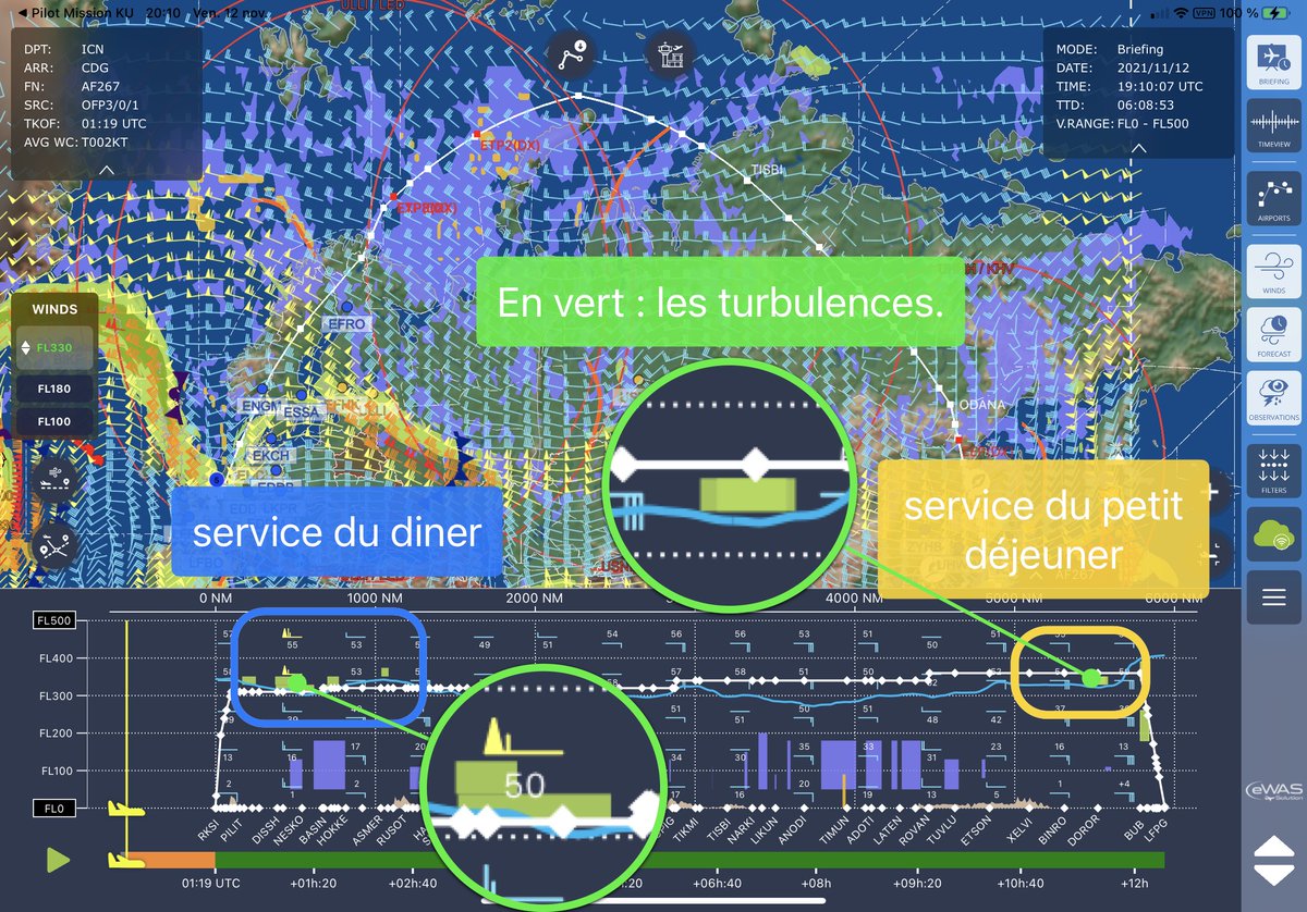 zepyaf's tweet photo. Vous avez remarqué, vous aussi ? Pas de turbulences en vol SAUF quand l’équipage est debout en cabine en plein service… 😠 #AF267 https://t.co/YShwiPkdEg
