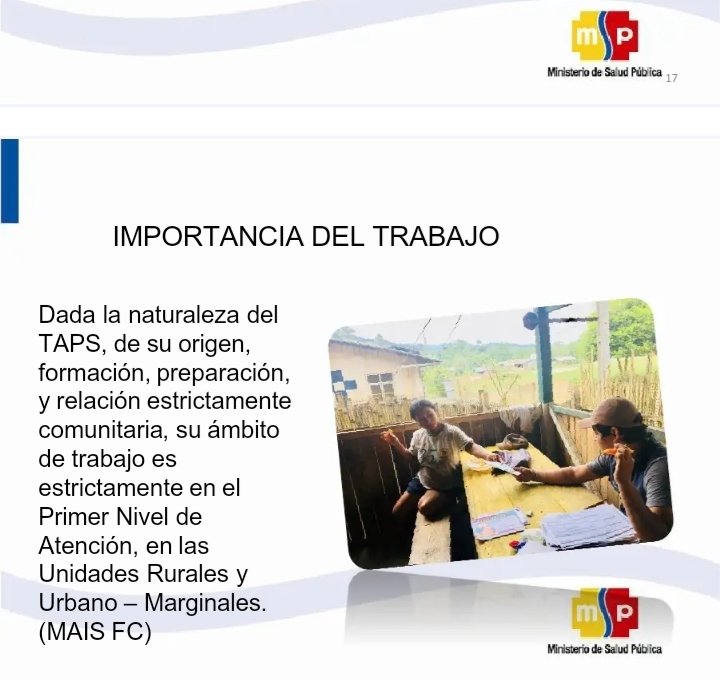 TecnicosTaps's tweet photo. #Téc TAPS Vs a otros Ministerios @MIES.
El trabajo del Técnico en Salud #taps #MSP  es netamente trabajo en la comunidad #territorio con más  de 2 #mil 500 usuarios/pacientes #vS grupos de 80 personas dirigidos por los del #mies. 
Pedimos realce  y salarios justos 
🇪🇨🇪🇨🇪🇨🇪🇨🇪🇨🇪🇨🇪🇨 https://t.co/Mgqm0eSGgQ
