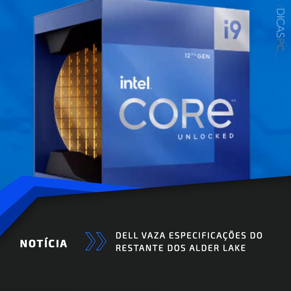 Os novos processadores da Intel, os Alder Lake, foram lançados no começo deste mês de novembro...

Saiba mais, clique aqui 👉 bit.ly/3qv1Lcj