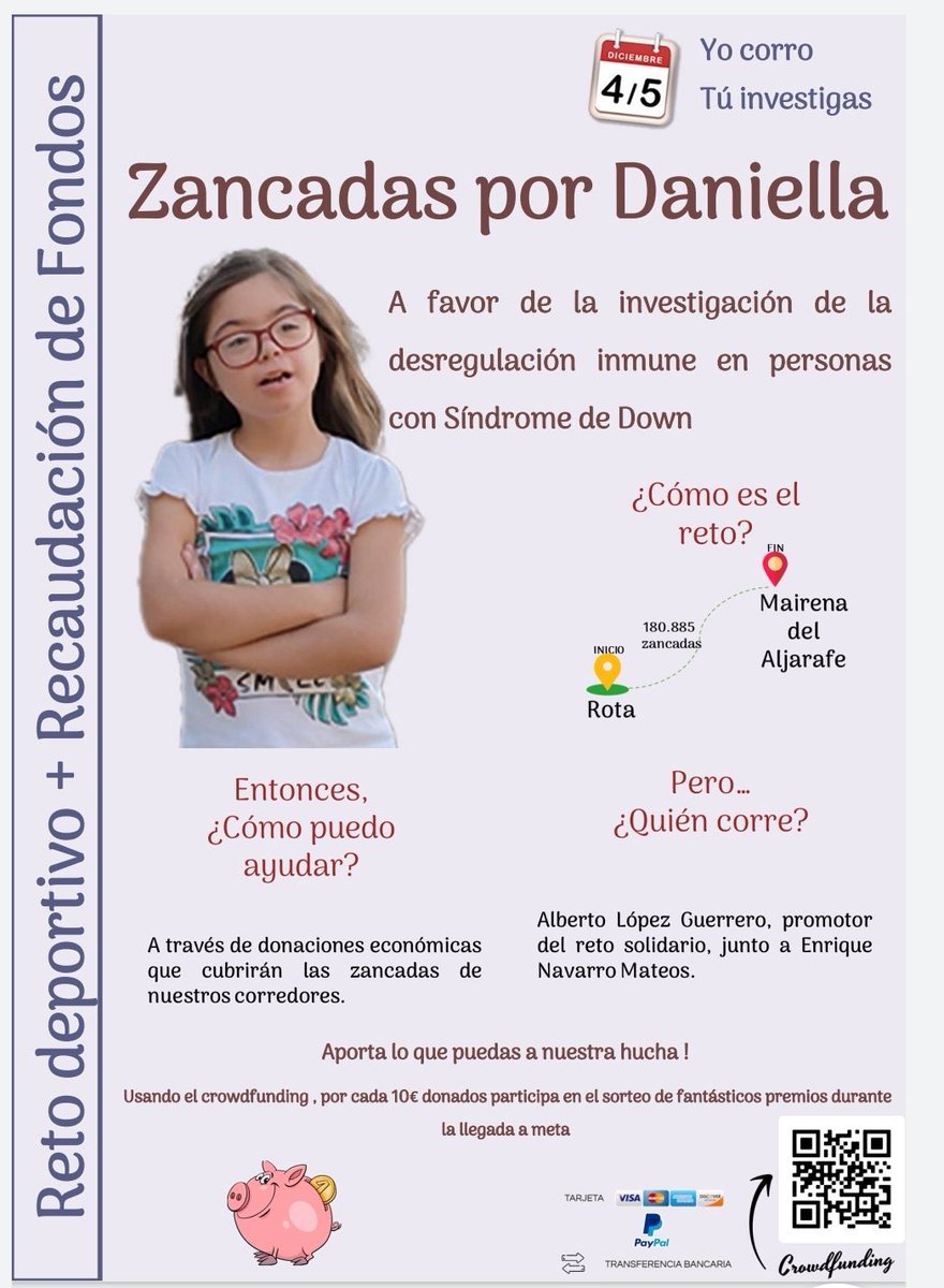 ¡Hola, gente! Os pido RT para mayor visibilidad #ZancadasPorDaniela