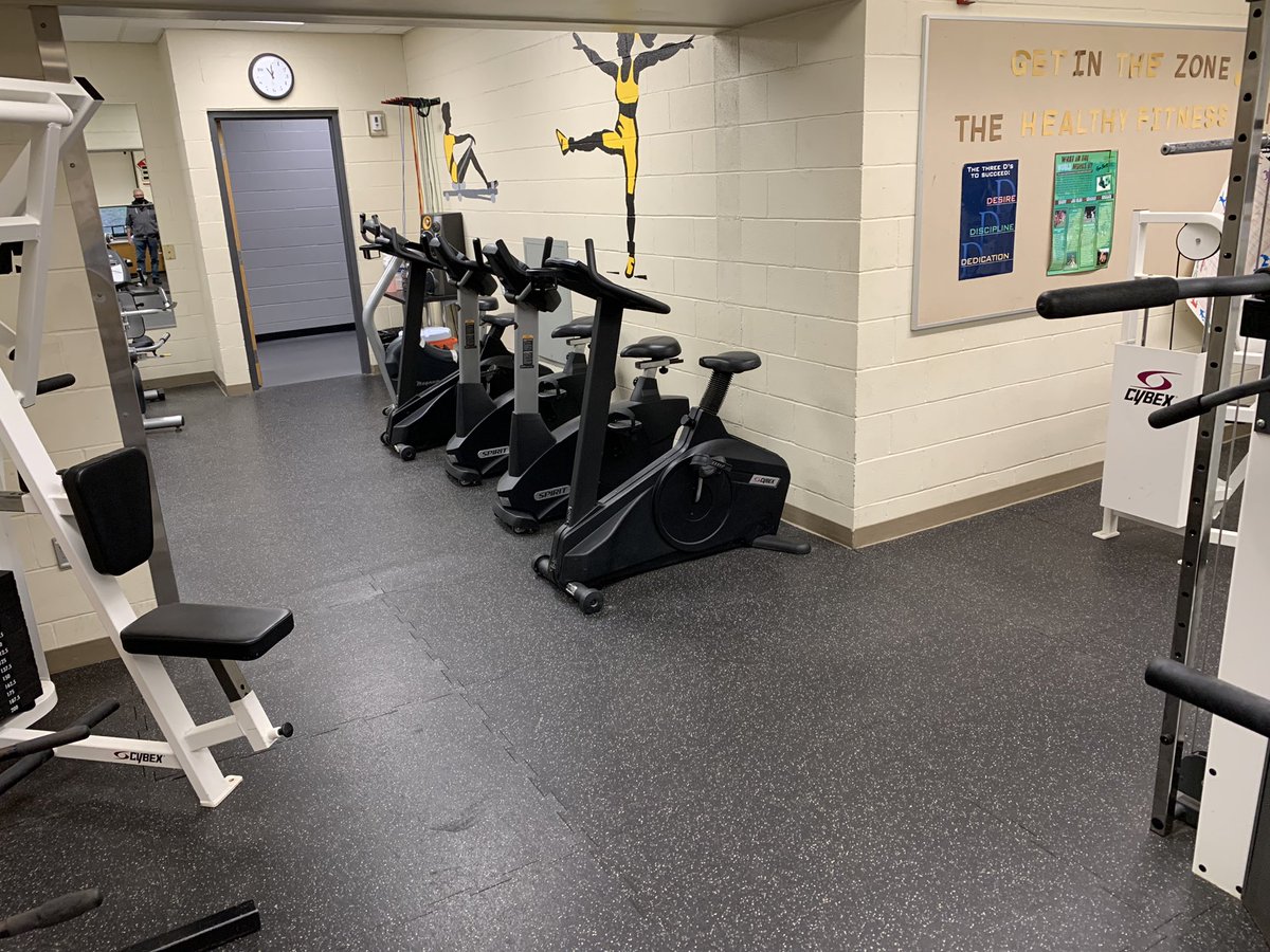 <a href="/DEWMiddleSchool/">David E. Williams</a> weight room is looking great with new dumbbells!