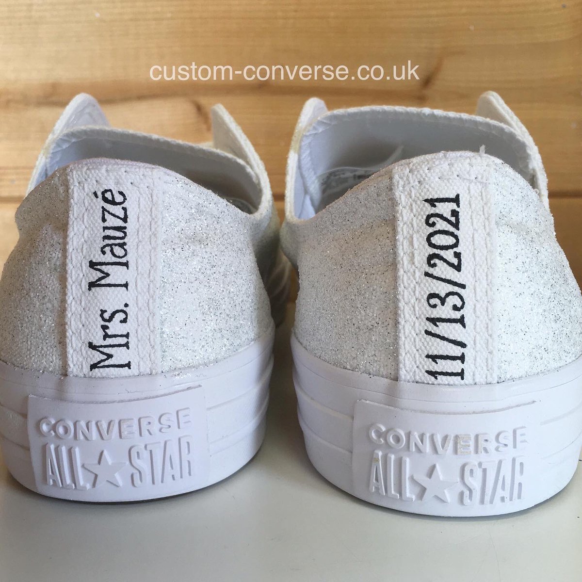 custom converse with text