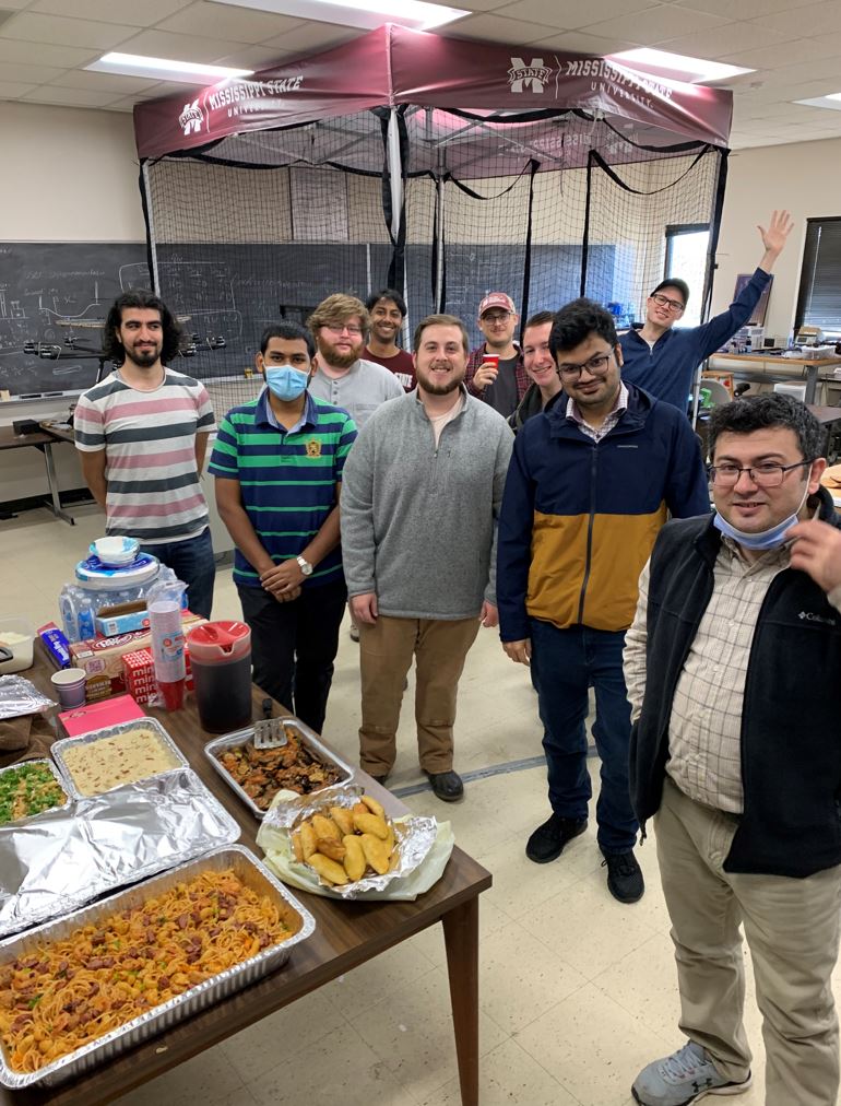 We had a great potluck party with delicious food and conversation! <a href="/MSUEngineering/">Bagley College of Engineering</a> <a href="/ECEmsstate/">ECEmsstate</a> <a href="/CAVS_MSSTATE/">Center for Advanced Vehicular Systems - CAVS</a>
