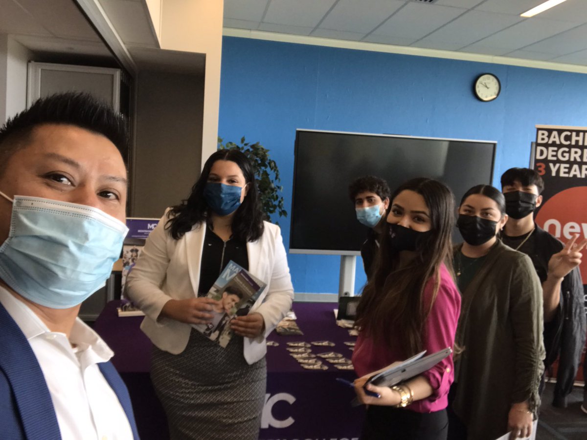 JimmyNguyenMC's tweet photo. It’s been a while but @ApplyMC is back out to talk about @montgomerycoll programs @PaulPCS . It’s exciting to see students in person again. https://t.co/uR2gB5Gyra