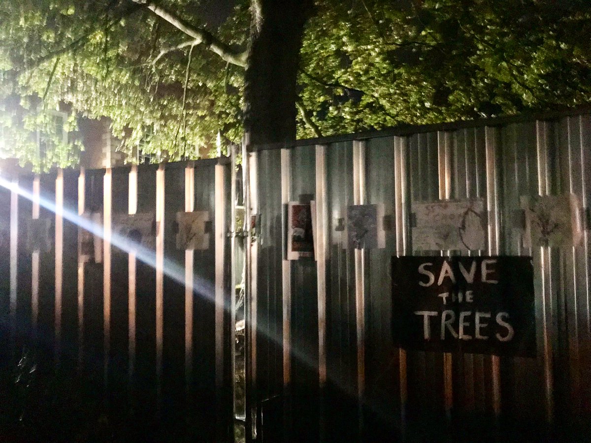 AdamCormack_'s tweet photo. Well the fence is still there but the Newark Library trees are very nearly saved.
Last minute offer by the landowner which @NSDCouncil will vote on next week. What an incredible 48hrs!
https://t.co/stafCXXsuR https://t.co/CBpIu846R4