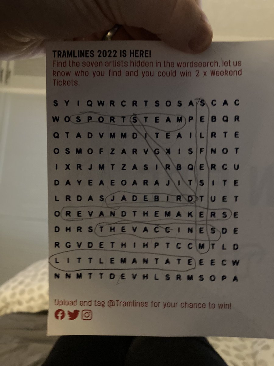 Slowey8's tweet photo. @tramlines would love the 2 X weekend tickets #tramlines #lovesheff #class https://t.co/CnWmDXzlcp