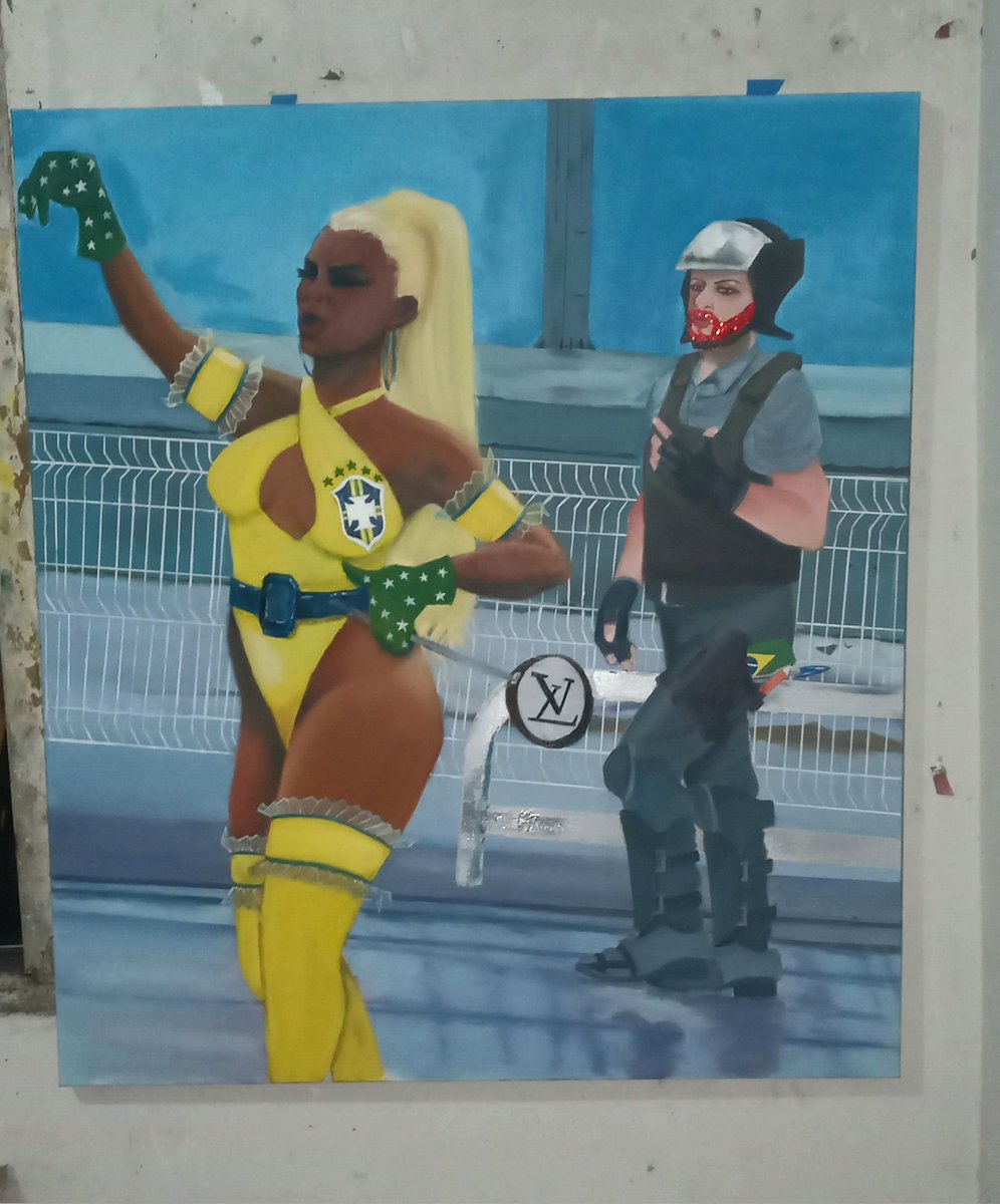 LuizAlechandre's tweet photo. Titulo "Branca Maluca"
#WorkiInProgress #arte #carnaval2022 #passista #Br4ncaMaluka #musacarnaval #nonfungible #nftart #etherum #blockchain #nftartgallery #nfttrends
#nftcollector #cryptoartist #art #canvaspainting #oilcolor #gallery
#Изобразительное искусство
#美術 https://t.co/S8Ho4SxWfE