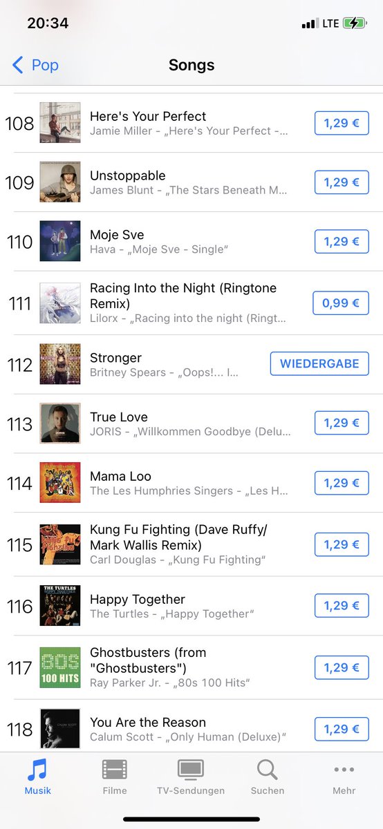 JeremysRevival's tweet photo. Stronger is #112 on the Pop Songs chart on German iTunes #StrongerParty https://t.co/AHSDTWJZ4k
