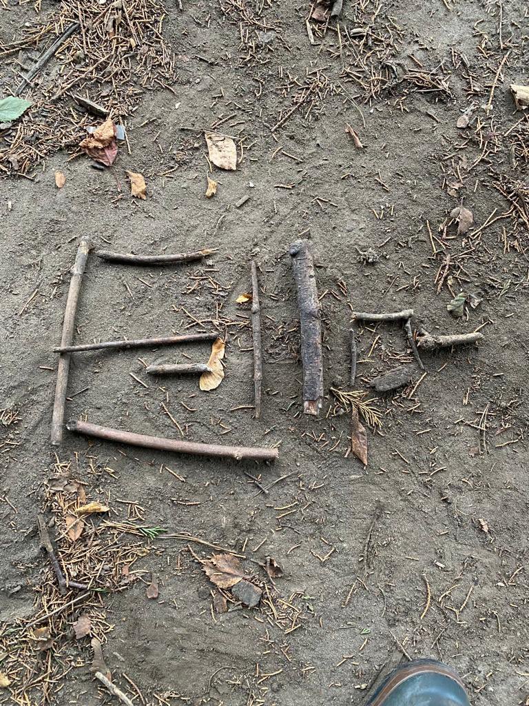 primary_avenue's tweet photo. Reception and Year 1 using sticks to write their names in Woodland Learning this week! πͺ΅πΏπ #woodlandlearning #forestschool #outdoored https://t.co/aUQqv4TdXW