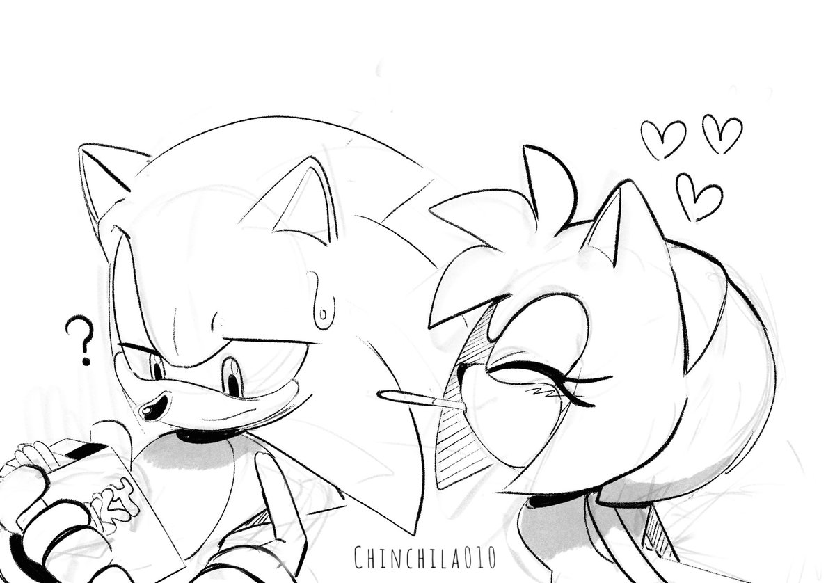 He's confused but he got the spirit!! 
#SonicTheHedgehog #PockyDay 