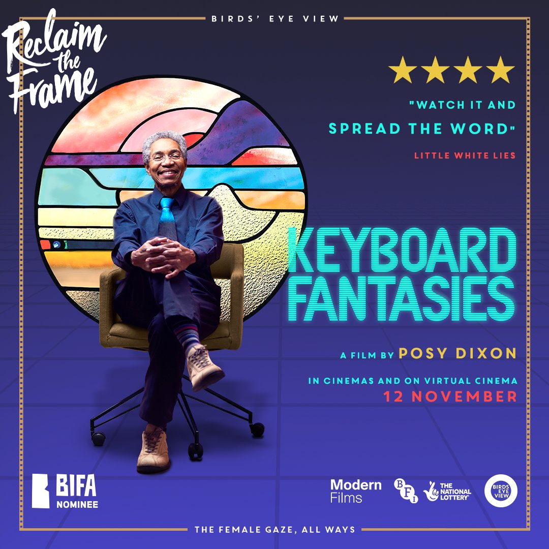 Excited to watch this: #ReclaimTheFrame for Posy Dixon's beautiful #KeyboardFantasies, celebrating the life of musical genius Glenn Copeland. In cinemas &amp; on digital now bit.ly/BEVKeyboard
#film #cinema #GenderEquity #transgender #thefemalegaze