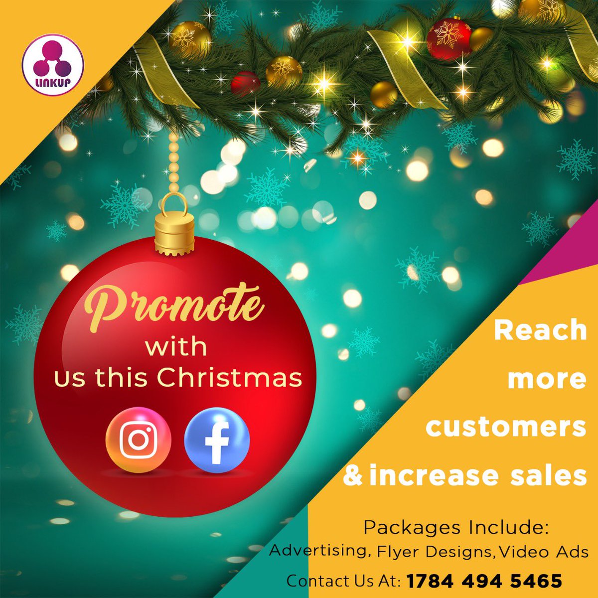 linkupsvg's tweet photo. Christmas is doing a little something extra for someone.

Calling all entrepreneurs to Promote With Us This Christmas.

Reach more customers &amp; increase sales.

Packages include Advertising,Flyer Designs and Video Ads.

For more information Dm or WhatsApp us at 1 784 494 5465. https://t.co/3nBAK85Az5