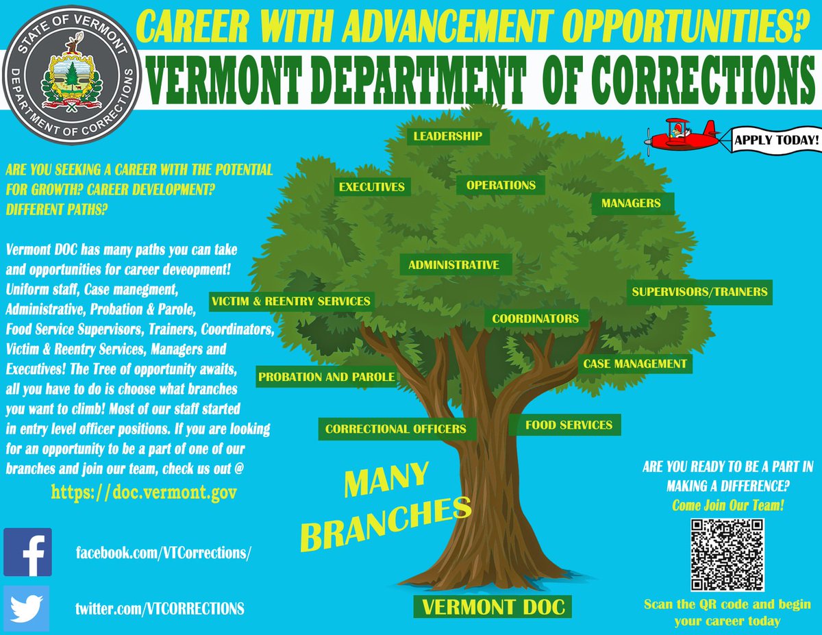 VTCORRECTIONS's tweet image. Ditch the ladder and branch out your career with VT DOC!
