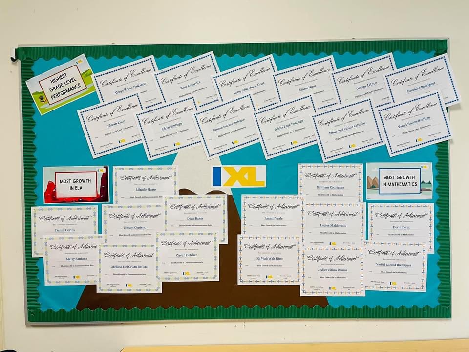 sdol_hurricanes's tweet photo. Hats off to our students for showing growth, mastering skills, and doing an awesome job answering questions in IXL!! Keep up the good work! 🤩 #winningwithixl #ixlmath #ixllearning https://t.co/16e3PAmX7J