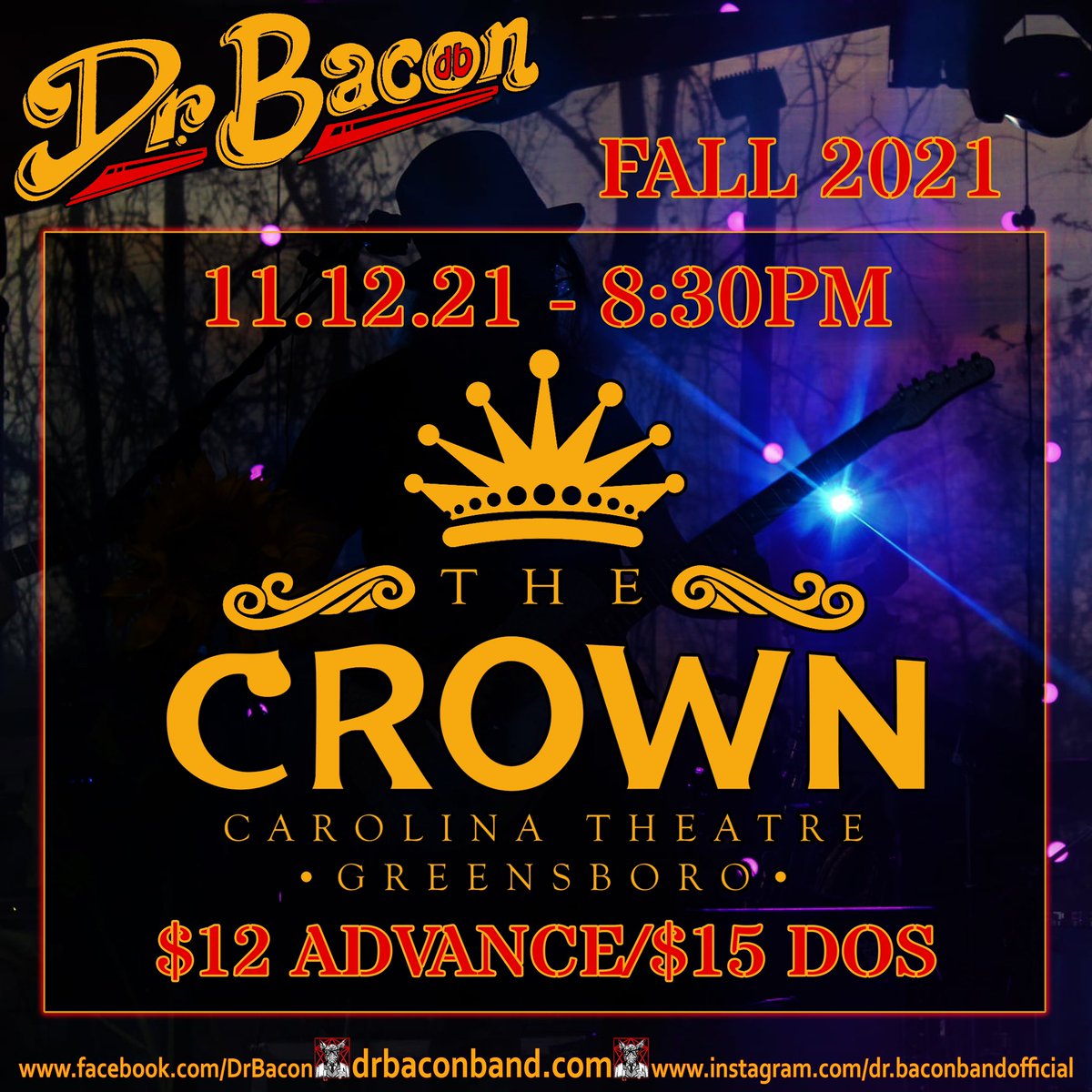We’re at <a href="/CTofgso/">Carolina Theatre GSO</a> tonight starting at 8:30pm! See y’all there, #GreensboroNC #GreensboroMusic