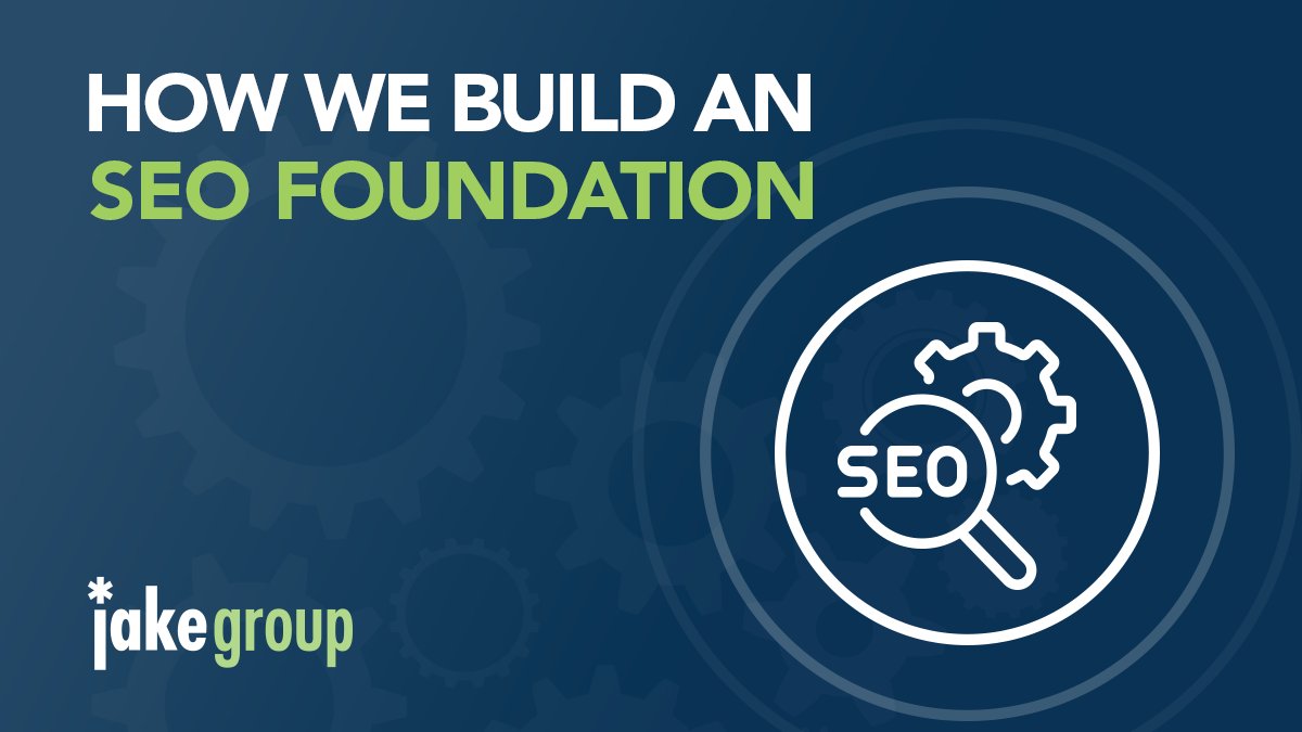 An #SEO foundation plays a critical role, alongside the #design &amp; #development of your website, in setting the site up for future success.

Learn about how the Jake Group goes above &amp; beyond in creating search engine friendly websites.

--> bit.ly/3c7b1Lt