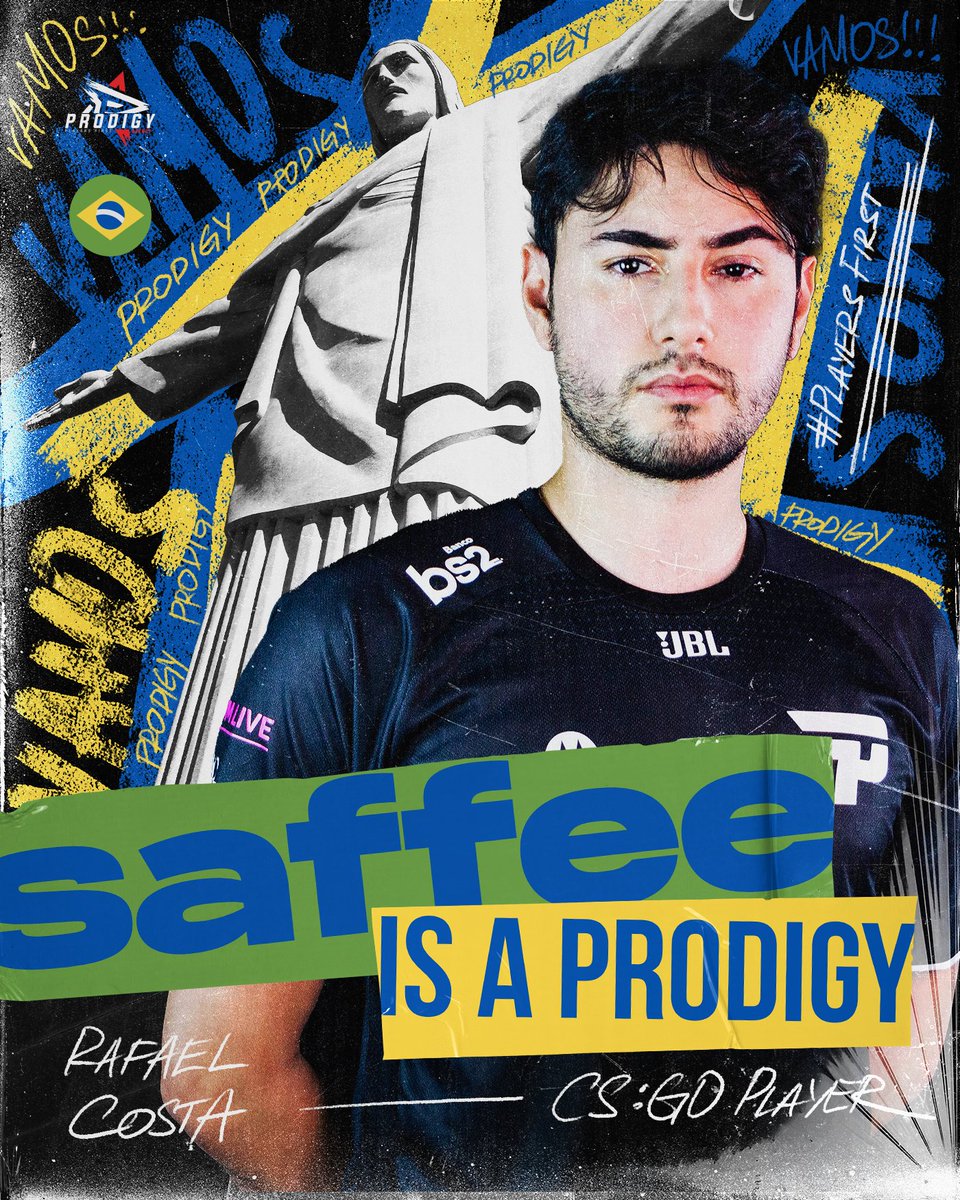ProdigySEG's tweet photo. Estamos entusiasmados em receber a @saffeecsgo na #ProdigyFamily e em anunciar oficialmente nossa expansão no Brasil!🇧🇷🔥
One of the most promising players from Brazil, fluent in English & an incredible playstyle with his AWP💥
#saffee is a #prodigy
#brazil
#PlayersFirst #CSGO https://t.co/WeN67iWohN