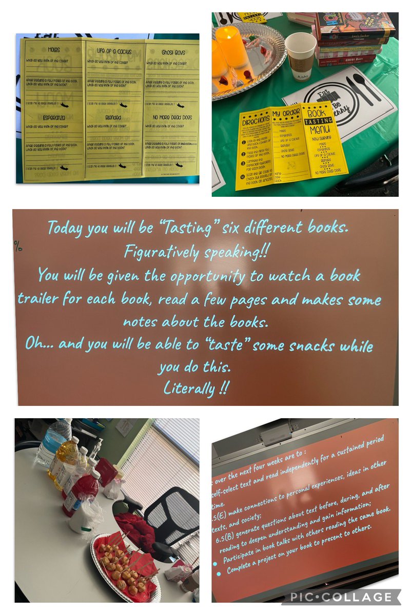 Mrs. Parsons at Morton Elementary gets students excited about independent reading at her Book Tasting! <a href="/ArlingtonISD/">Arlington ISD</a> <a href="/engage_learning/">engage2learn</a> @mitziclarkrich