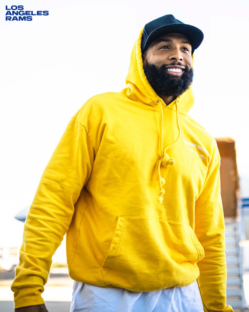 RamsNFL's tweet photo. RT to welcome @obj to LA! 😁 https://t.co/lx2aOTPcAU