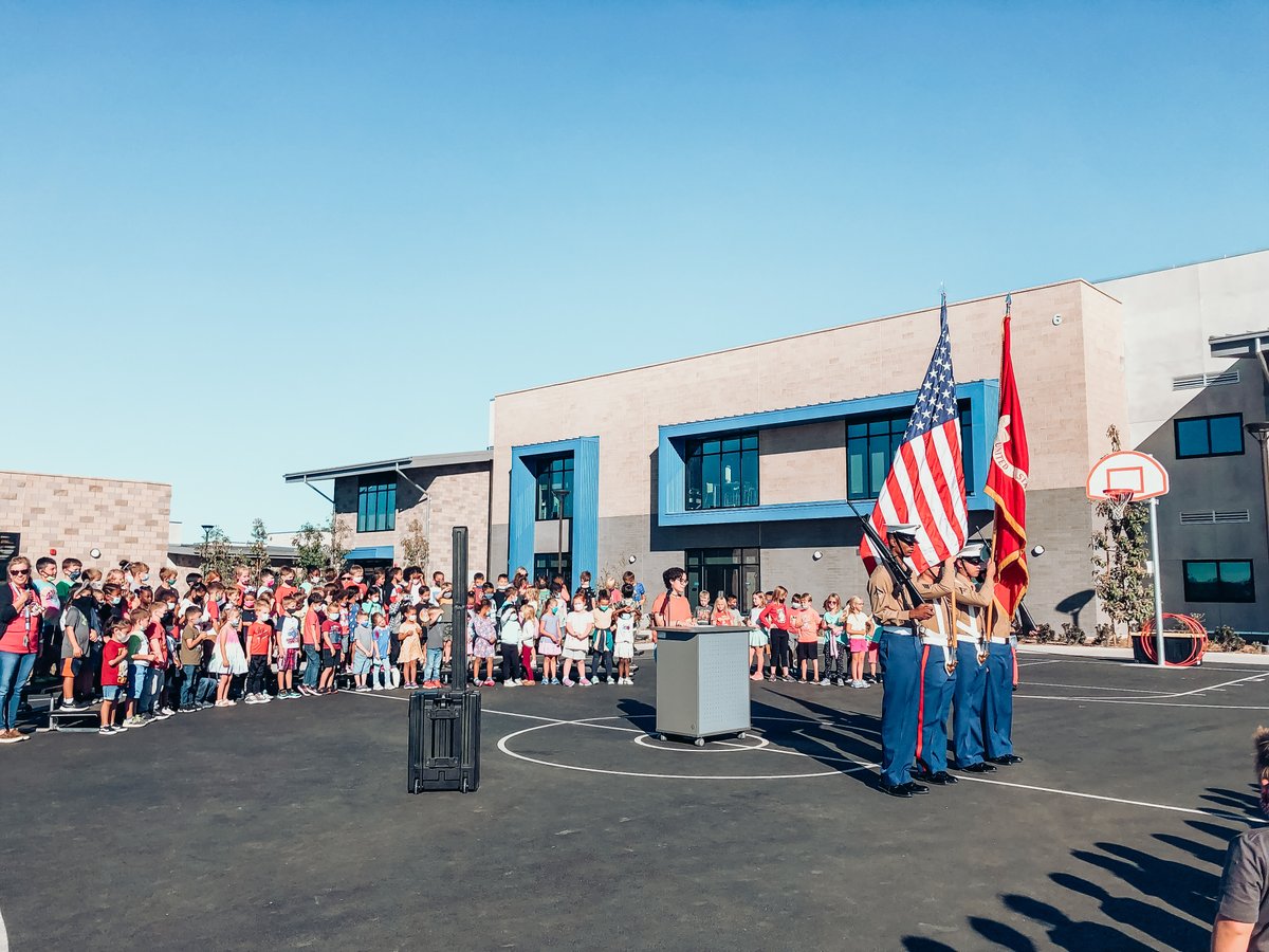 Ss <a href="/MaryFaySchool/">Mary Fay Pendleton</a> celebrated our First Trimester accomplishments with our first Flag Ceremony in two years! It was perfect! #TheMaryFayWay <a href="/FUESDSchools/">FUESD Schools</a> <a href="/MCIWPendletonCA/">Camp Pendleton</a>